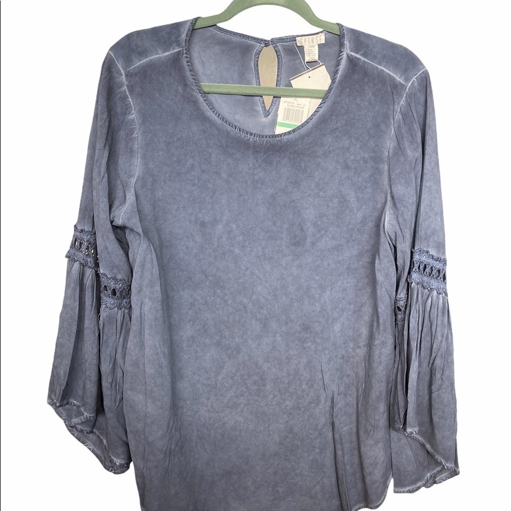 SPENSE Boho Chic Long Sleeves Top Large